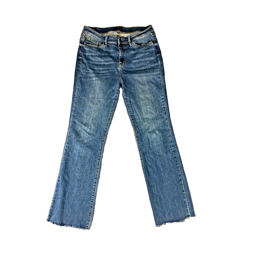 Judy Blue Womens Jeans 15/32 Bootcut Medium Wash Midrise Stretch Tummy Control